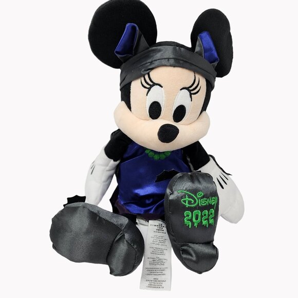 Disney 2022 Halloween Minnie Mouse Plush Doll 16"